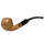 Smooth Apple 9mm Italian Olive Wood Pipe