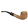 Smooth 9mm Saddle Stem Italian Olive Wood Pipe