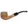 Smooth 9mm Saddle Stem Italian Olive Wood Pipe