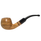 Glossy Smooth Apple 9mm Italian Olive Wood Pipe