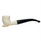 Small Smooth Meerschaum Pipe with Relief Carving