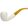 Special Rusticated Meerschaum Pipe with Smooth Shank