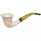 Special 3D Round Lattice Calabash Meerschaum Pipe