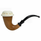 Medium Calabash Meerschaum Pipe with Lattice Top