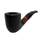 Small Dark Rusticated Billiard Italian Briar Pipe
