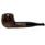 Small Straight Apple Brown-Stained Italian Briar Pipe