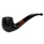 Small Rusticated Italian Briar Pipe with Bent Stem