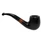 Small Rusticated Italian Briar Pipe with Bent Stem