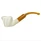 Smooth Swirled Scalloped Meerschaum Pipe