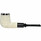 Special Yusuf Straight Meerschaum Pipe with Sterling Silver Rim