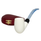Army Mount Style Smooth Billiard Meerschaum Pipe