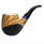 Meerschaum-Lined Dapper Olive Wood Pipe with Blue Band