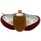 Deluxe 9mm Rusticated Rim Billiard Meerschaum Pipe