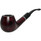Royal 6mm Bent Apple Italian Briar Pipe with Silver Ring