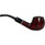 Royal 6mm Bent Apple Italian Briar Pipe with Silver Ring