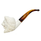 Hand-Carved Lion Meerschaum Pipe