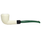 Smooth Straight Dublin Army-Mount Style Meerschaum Pipe