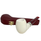 Deluxe Straight Meerschaum Pipe with Sterling Silver Band