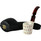 Deluxe 3D Teardrop Lattice Stout Bowl Sitter Meerschaum Pipe