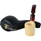 Special Smooth Antiqued Sitter Meerschaum Pipe