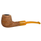 Natural Finish Spiral Carved German Briar Pipe
