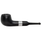 Small Dark Pipsan Silver Band Briar Pipe