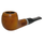 Small Golden Brown Pipsan Silver Band Briar Pipe