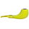Vector KGM Lime Green Lacquer Bent Briar Pipe with Oval Shank