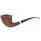 Nørding Smooth Horn Silver-Tone Spigot Churchwarden Briar Pipe