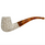 Deluxe 9mm Rusticated Brandy Meerschaum Pipe