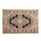 Miniature Turkish Woven Pipe Carpet - Black Red Tan