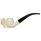 Designer Scroll Smooth Apple Meerschaum Pipe