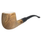 Meerschaum Lined Olive Wood Textured Churchwarden Pipe