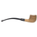 Meerschaum Lined Olive Wood Textured Churchwarden Pipe