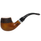 9mm Contrast Rusticated Pear Wood Meerschaum Lined Pipe