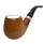 9mm Smooth Golden Brown Pear Wood Meerschaum Lined Pipe
