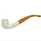 Lattice with Long Smooth Shank Meerschaum Pipe