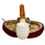 Lattice with Long Smooth Shank Meerschaum Pipe