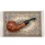 Miniature Turkish Woven Pipe Carpet - Tan Blue Black