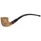 Dapper 9mm Textured Finish Olive Wood Churchwarden Pipe