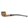 Meerschaum Lined Silver Band Olive Wood Churchwarden Pipe