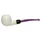 Army Mount Style Apple Lavender Stem Meerschaum Pipe