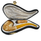 Calcined Rusticated Rim Meerschaum Pipe & Tamper Set