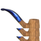 Wavy Vertical Grain German Olive Wood Pipe