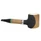 Meerschaum Lined Double Filter Poker Knurl Olive Wood Pipe