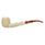 Premium 3D Lattice Knurl Meerschaum Pipe with Velvet Chest