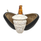 9mm Hand Carved Floral Topkapi Meerschaum Pipe