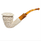 9mm Hand Carved Floral Topkapi Meerschaum Pipe
