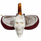 Smooth Skull in Backward Claw Meerschaum Pipe