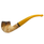 Deluxe Apple Calcined Black Ring Meerschaum Pipe